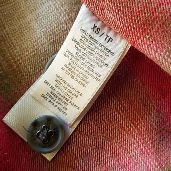 Aeropostale Heavyweight Flannel Parka Utility Military Drawstring Waist … - Picture 5 of 11